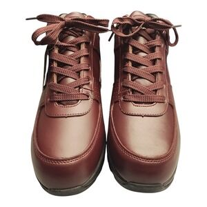 Mountain Gear D-Day LE 2 Boots Mens 11.5 Burgundy Black Leather Lace Up 31635121